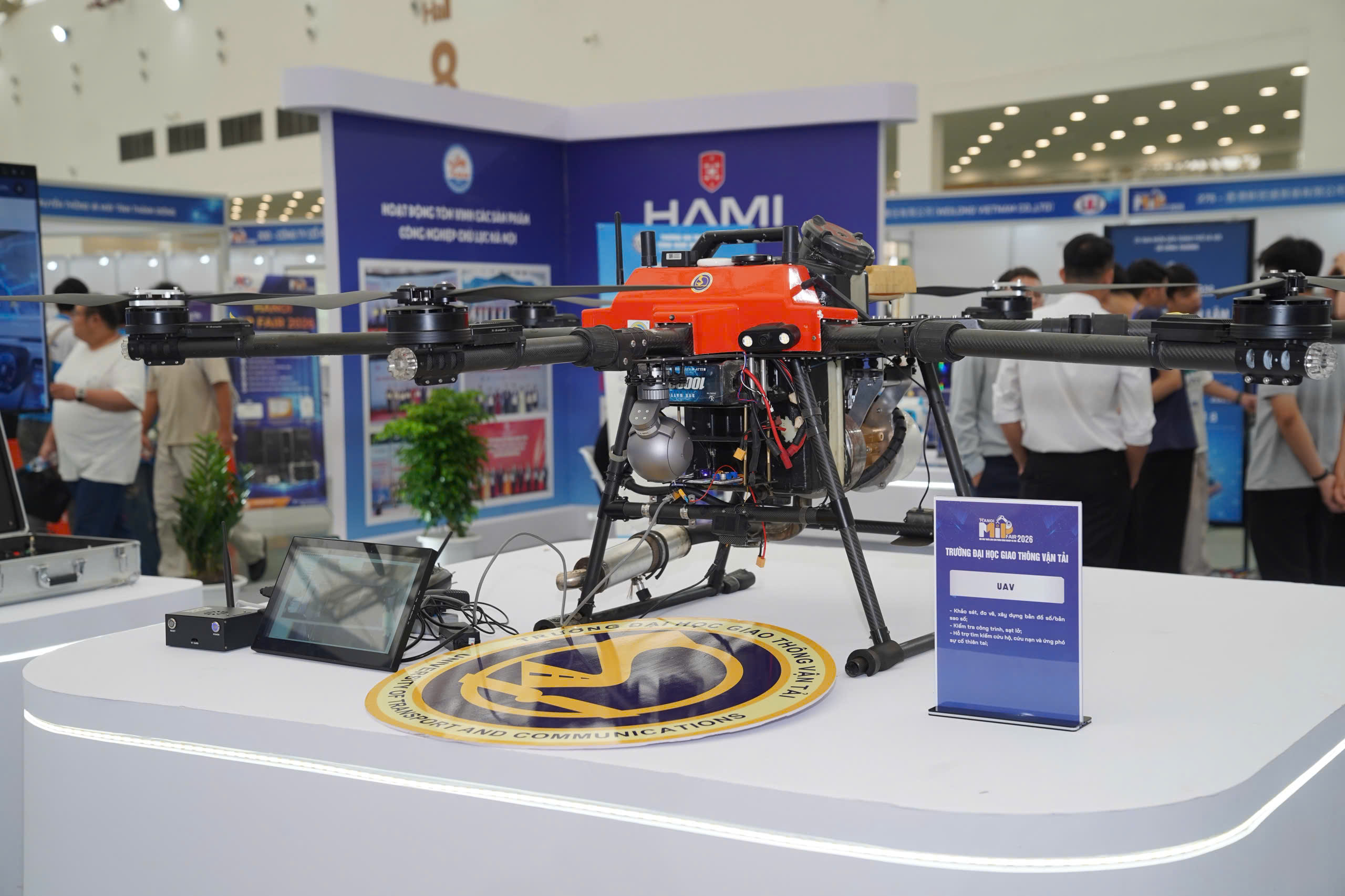 Hệ thống UAV phục vụ khảo sát, kiểm tra công trình và hỗ trợ tìm kiếm, cứu hộ, cứu nạn